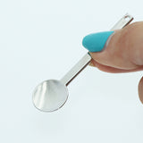 ianna zinc alloy 6cm cosmetic spoon facial cream spatula classic