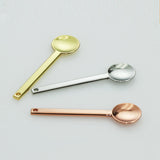 ianna zinc alloy 6cm cosmetic spoon facial cream spatula classic