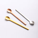 ianna stainless steel face eyes cream spoon metal long cosmetic spatula