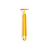 ianna 24k golden T bar Vibrating Roller Face Massager