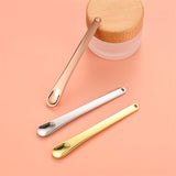 ianna 9cm long zinc alloy metal facial cream spoon cosmetic spatula