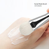 ianna dual heads facial mask brush with cream spoon