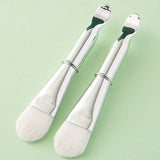 ianna dual heads facial mask brush with cream spoon