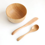 ianna wood DIY bowl set for DIY facial mask with spoon and spatula