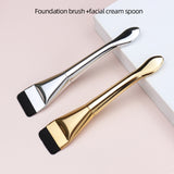 ianna 25mm flat utrathin facial mask brush with spoon