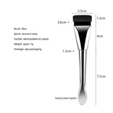 ianna 25mm flat utrathin facial mask brush with spoon