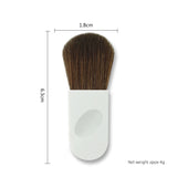 ianna mini rectangle powder blusher makeup brush flat mud face mask brush