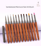 ianna professional sandalwood nail art pen brush set