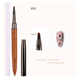 ianna professional sandalwood nail art pen brush set