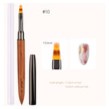 ianna professional sandalwood nail art pen brush set