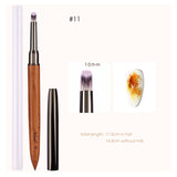 ianna professional sandalwood nail art pen brush set