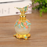 ianna luxury arabic butterfly style metal essential oils perfume glass bottle with dropper 25ml