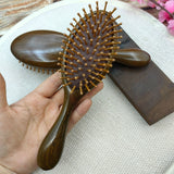 ianna sandalwood paddle comb wooden hair brush