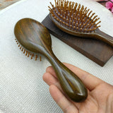 ianna sandalwood paddle comb wooden hair brush