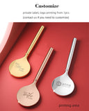 ianna Zinc Alloy Tennis Racket Style Cosmetic Spatula Facial Cream Metal Spoon